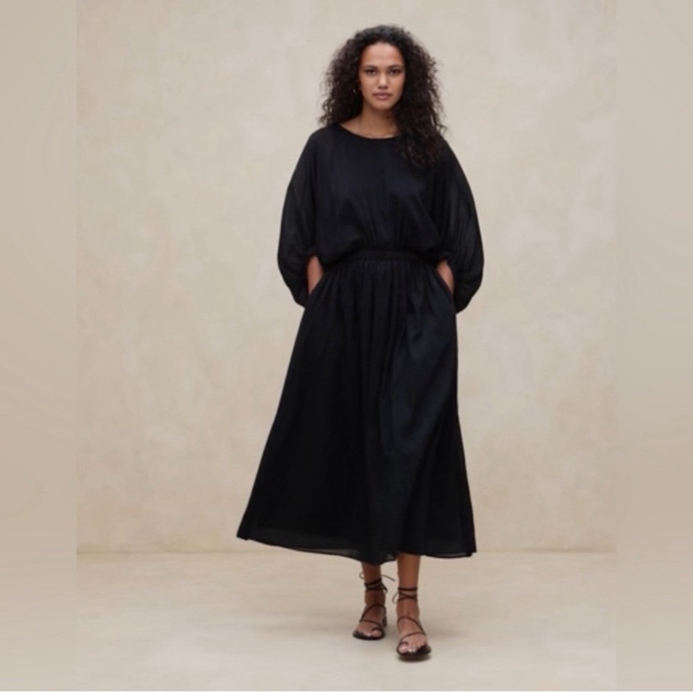 Banana Republic Eliana Cotton-Silk Dress
